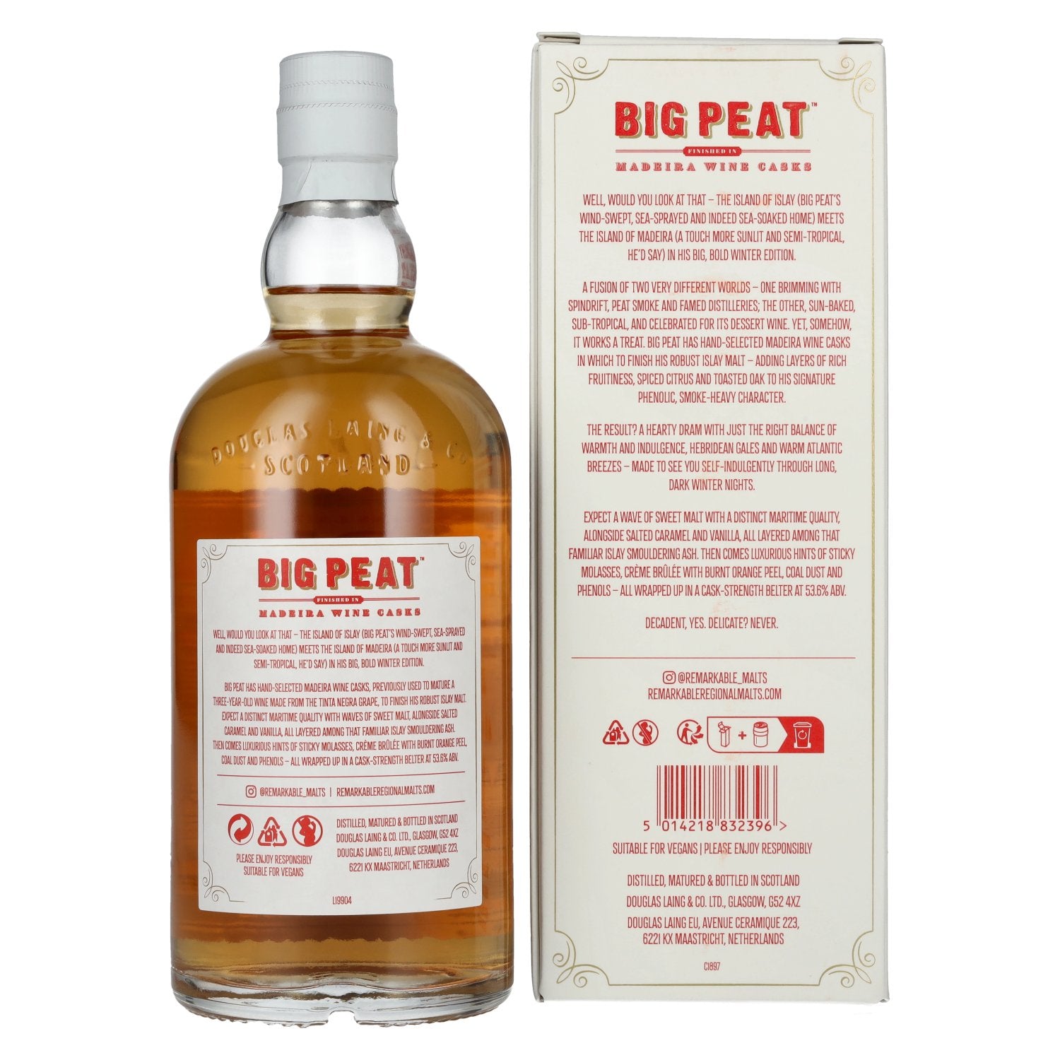 Douglas Laing BIG PEAT The Winter Edition 53,6% Vol. 0,7l in Geschenkbox