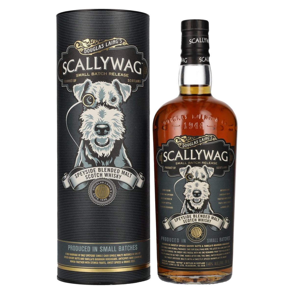 Douglas Laing SCALLYWAG Speyside Blended Malt 46% Vol. 0.7l in gift box