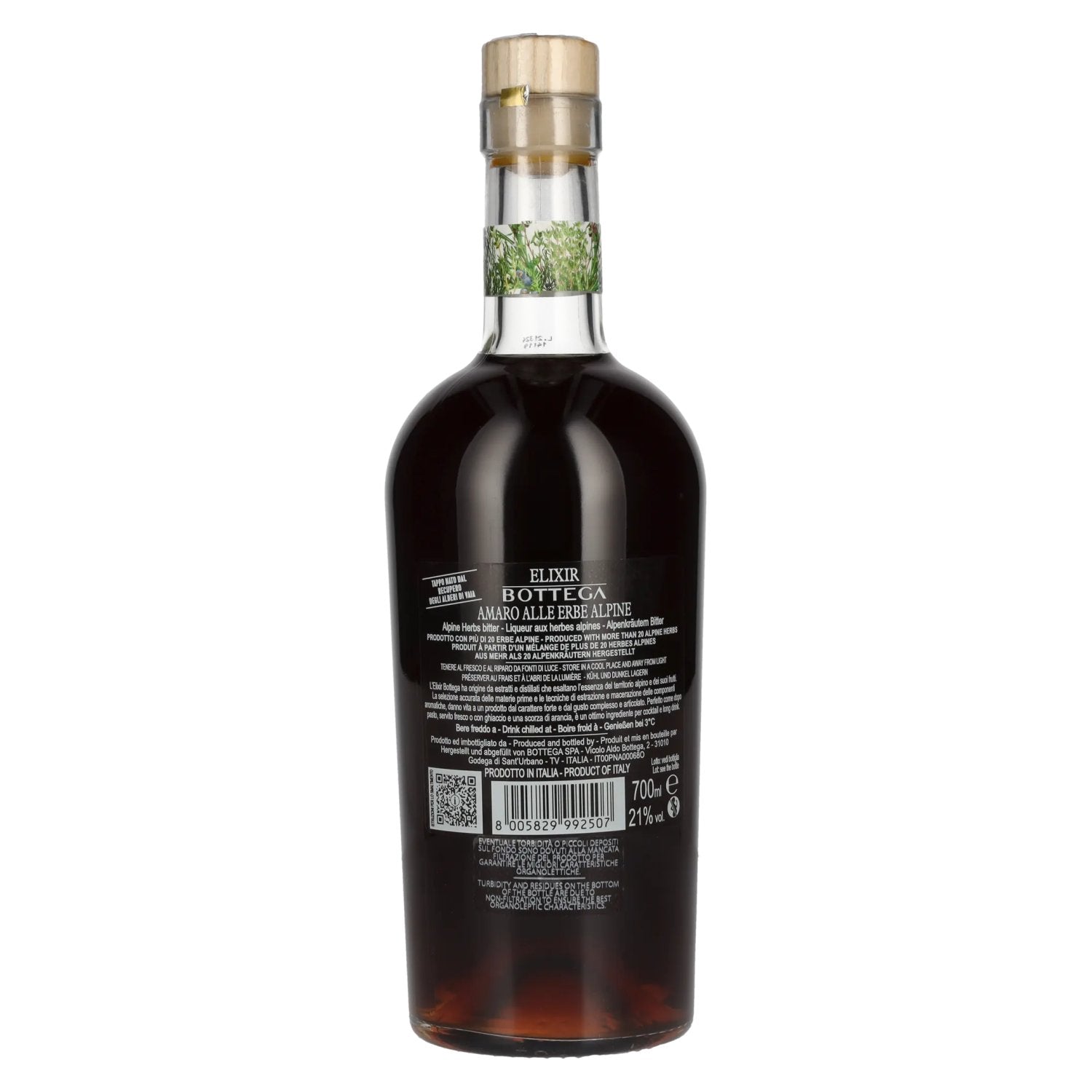 Bottega ELIXIR AMARO Liqueur 21% Vol. 0.7l
