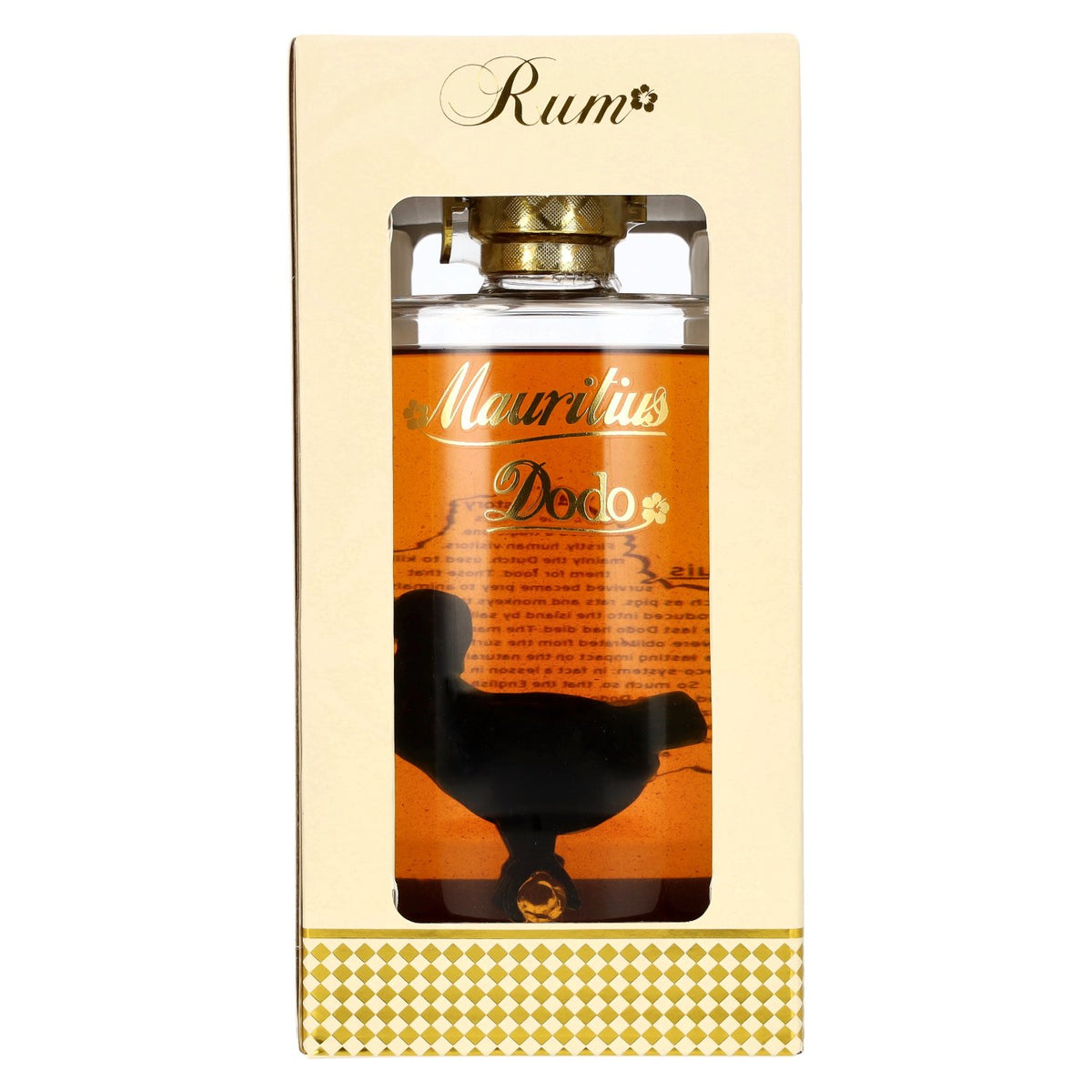 Mauritius Dodo Gold Rum 40% Vol. 0.7l in Gift Box