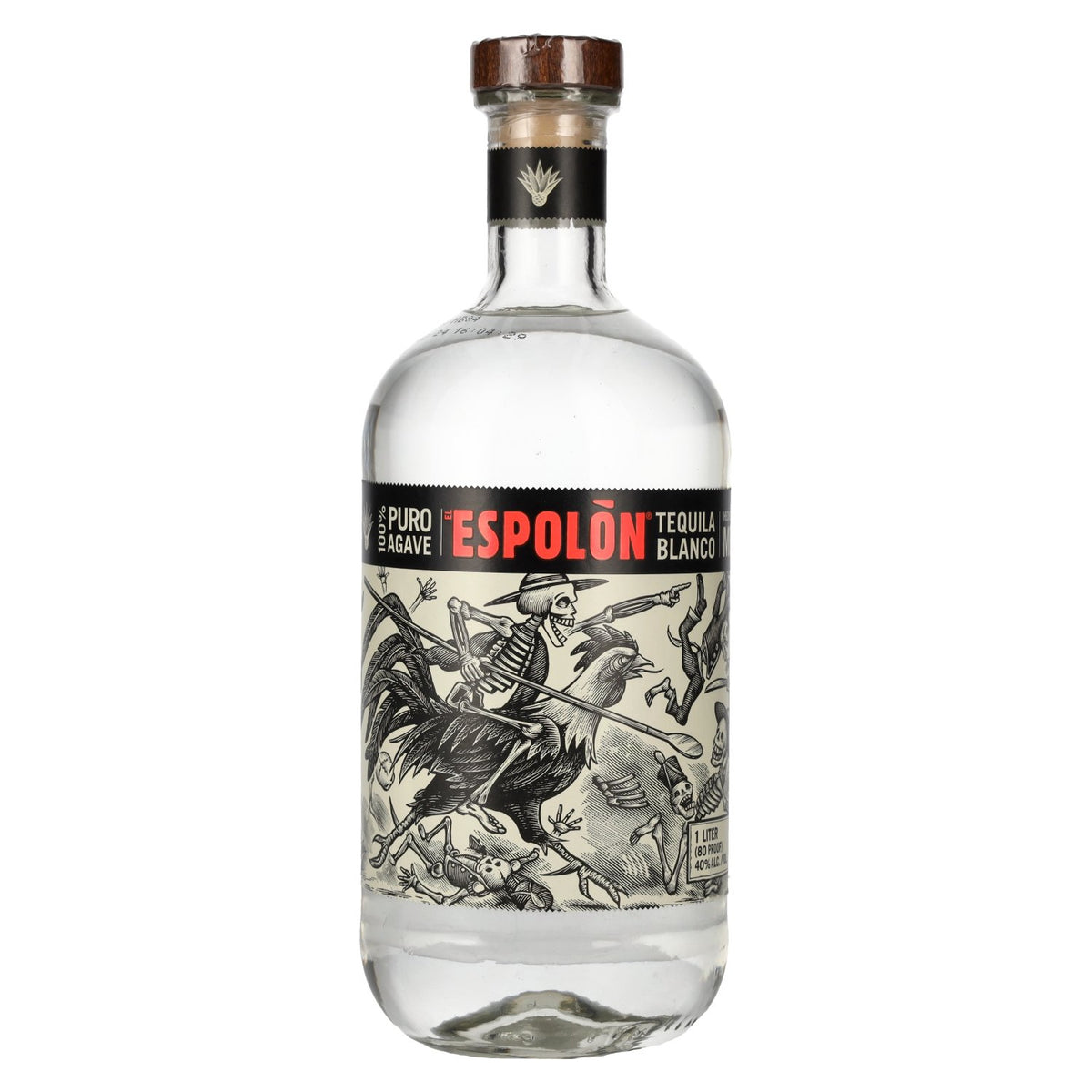 Espolón Tequila Blanco 100% Pure Agave 40% Vol. 1l