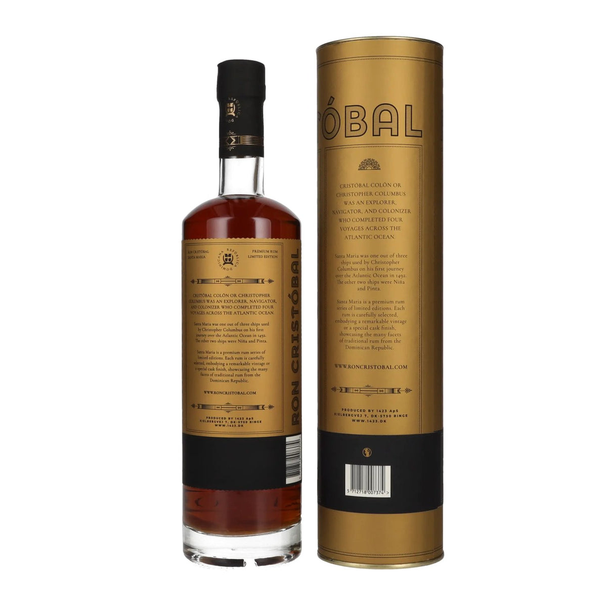 Ron Cristóbal Santa Maria Limited Edition Vintage 2009 45% Vol. 0,7l in Geschenkbox