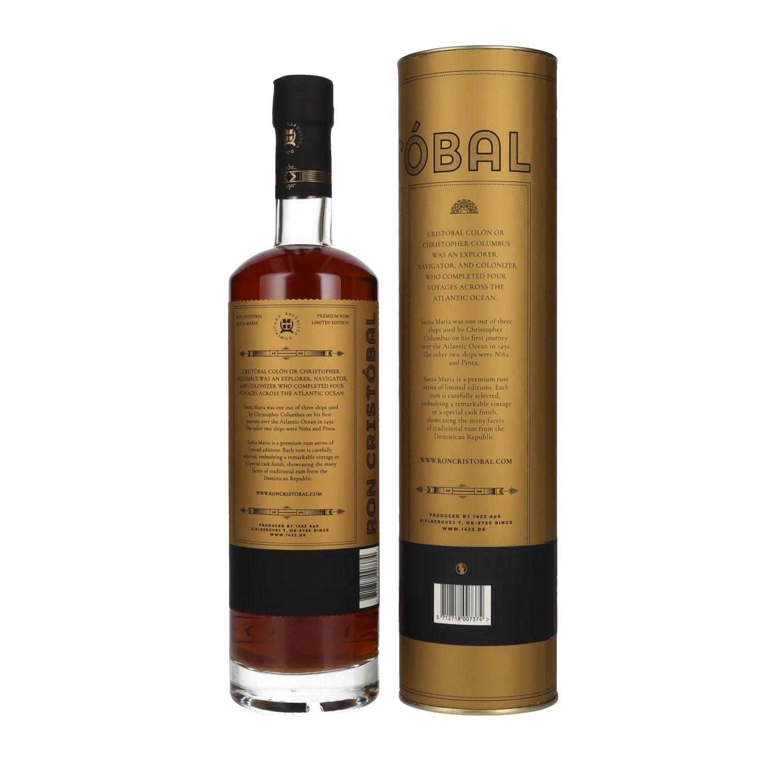 Ron Cristóbal Santa Maria Limited Edition Vintage 2009 45% Vol. 0,7l in Geschenkbox