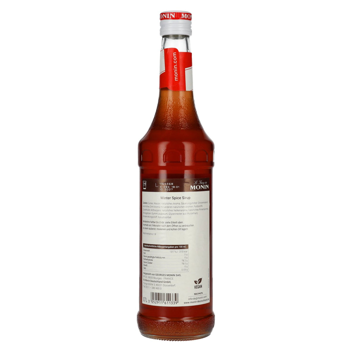 Monin WINTER SPICE Syrup 0.7l
