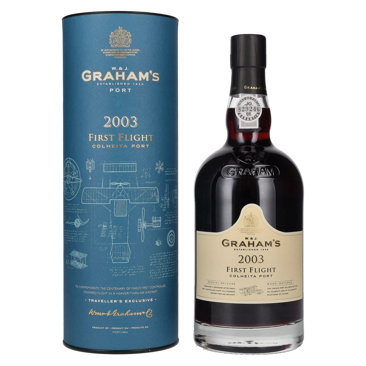 W. & J. Graham's FIRST FLIGHT Colheita Port 2003 20% Vol. 0.75l in gift box