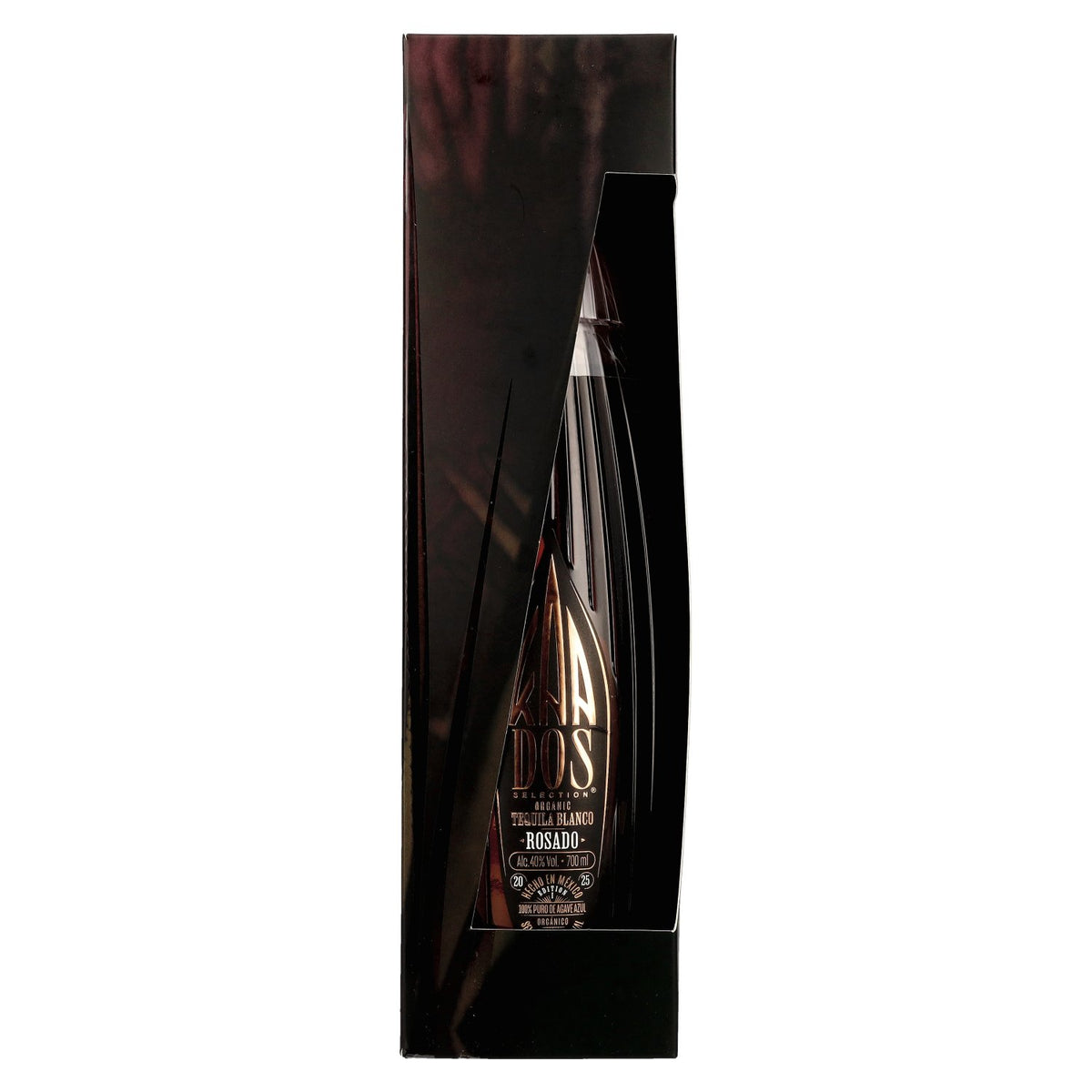 Kaa Dos Selection Organic Tequila BLANCO ROSADO 100% Pure Blue Agave 40% Vol. 0.7l in Gift Box