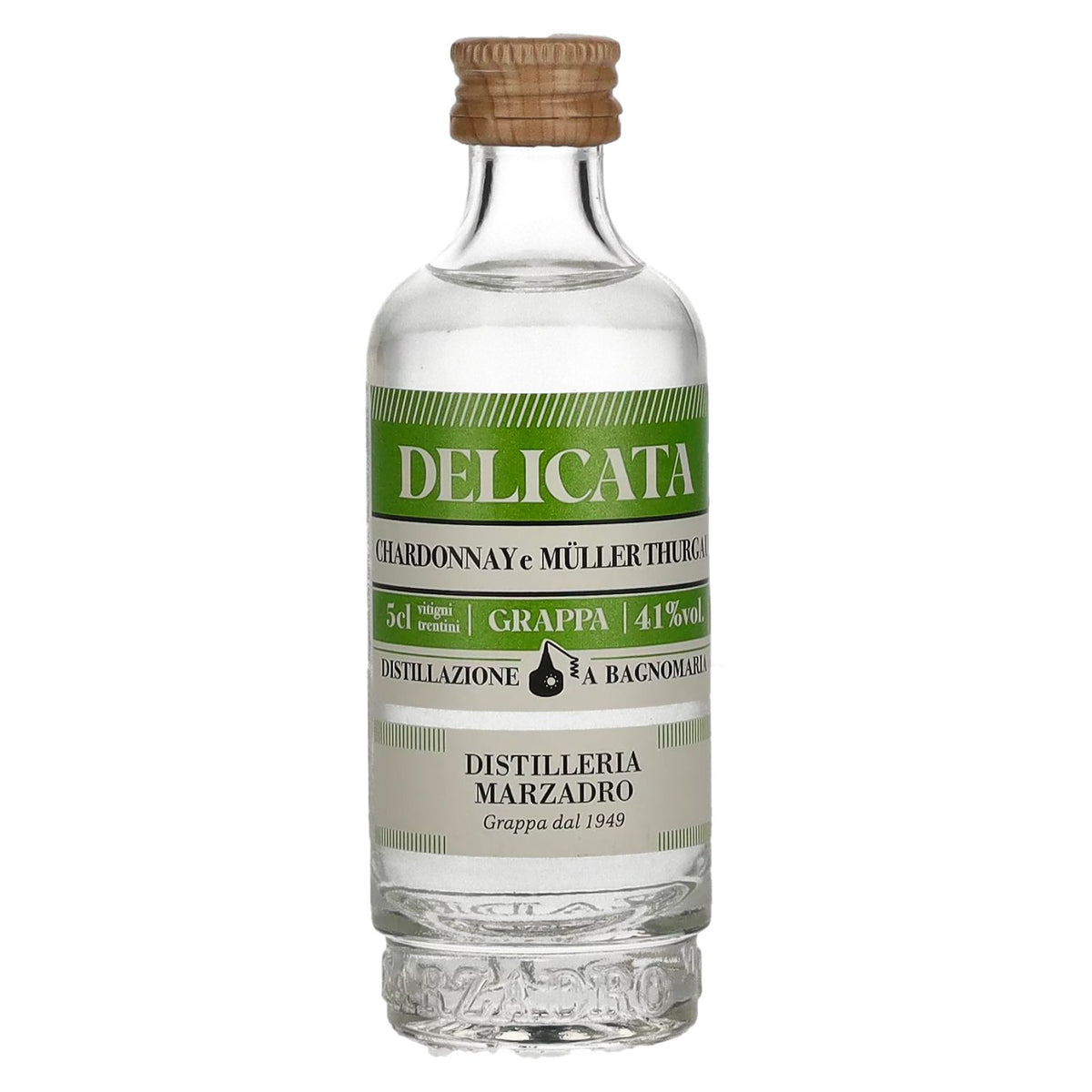 Marzadro DELICATA Grappa 41% Vol. 0.05l