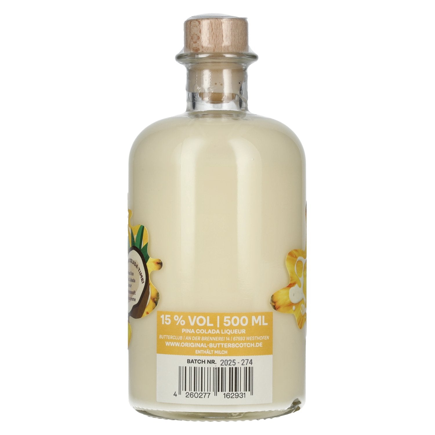 Butterscotch Pina Colada Liqueur Summer Edition 15% Vol. 0,5l