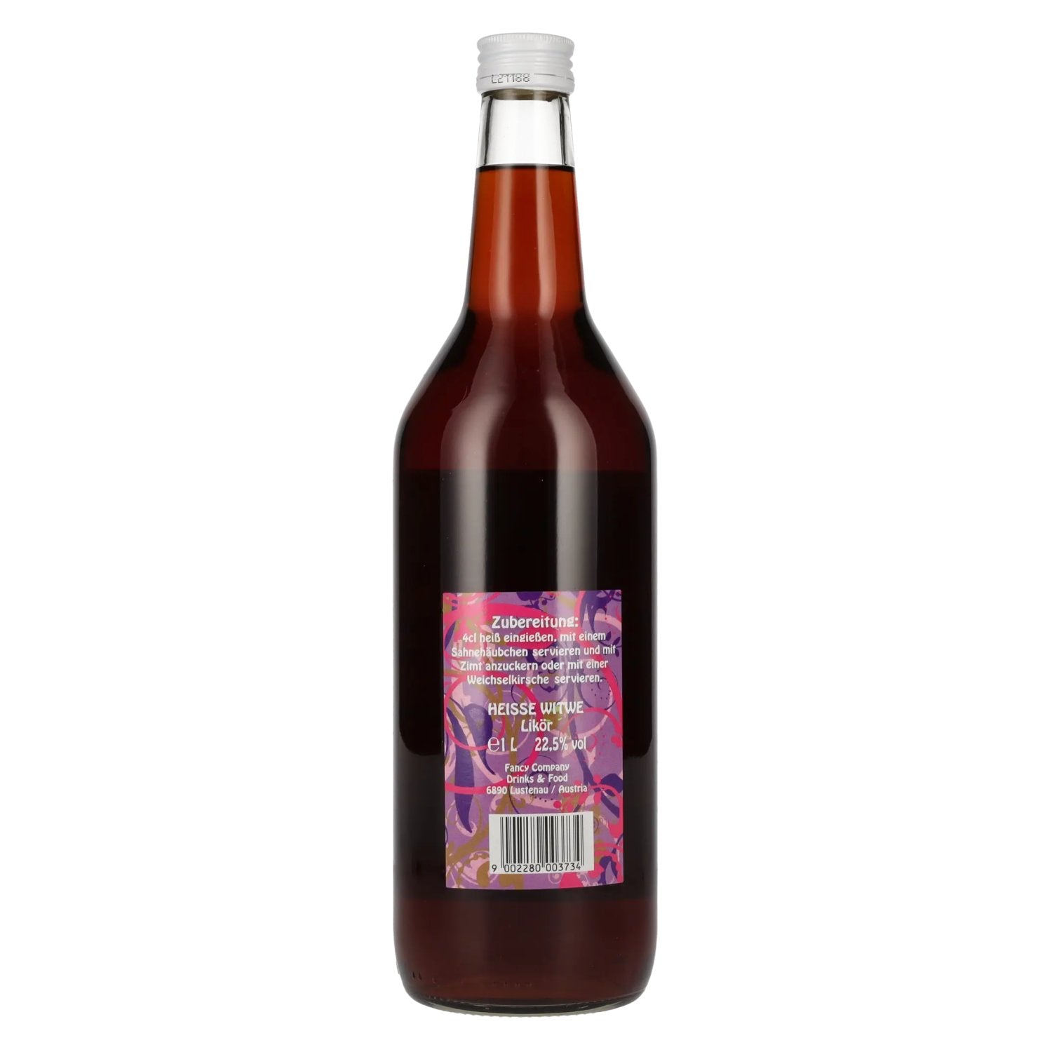 Heisse Witwe Original Likör 22,5% Vol. 1l