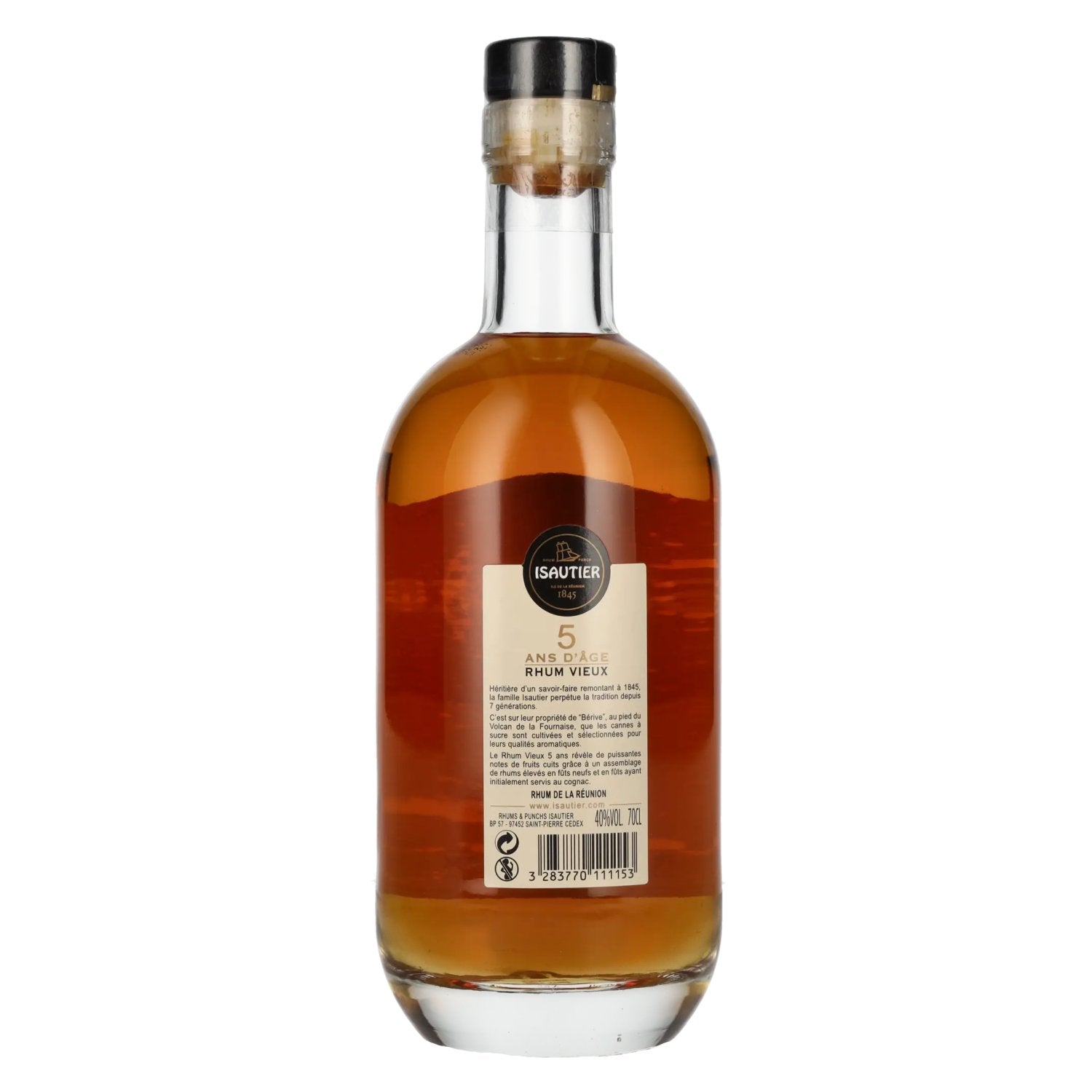 Isautier Aged Rum 5 Years Old Blend 40% Vol. 0.7l
