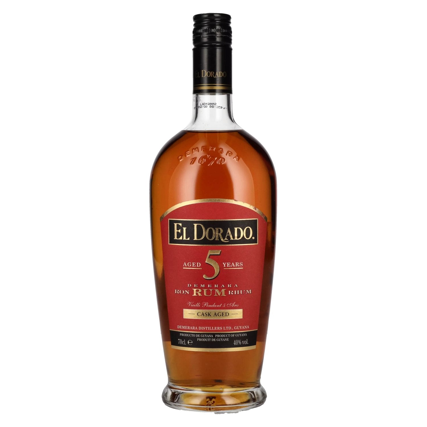 El Dorado 5 Years Old Cask Aged Demerara Rum 40% Vol. 0.7l