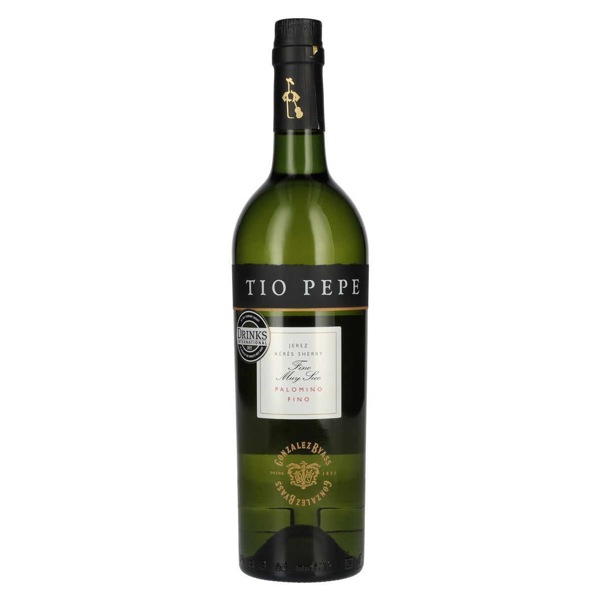 Tio Pepe Fino Muy Seco PALOMINO FINO Sherry 15% Vol. 0,75l