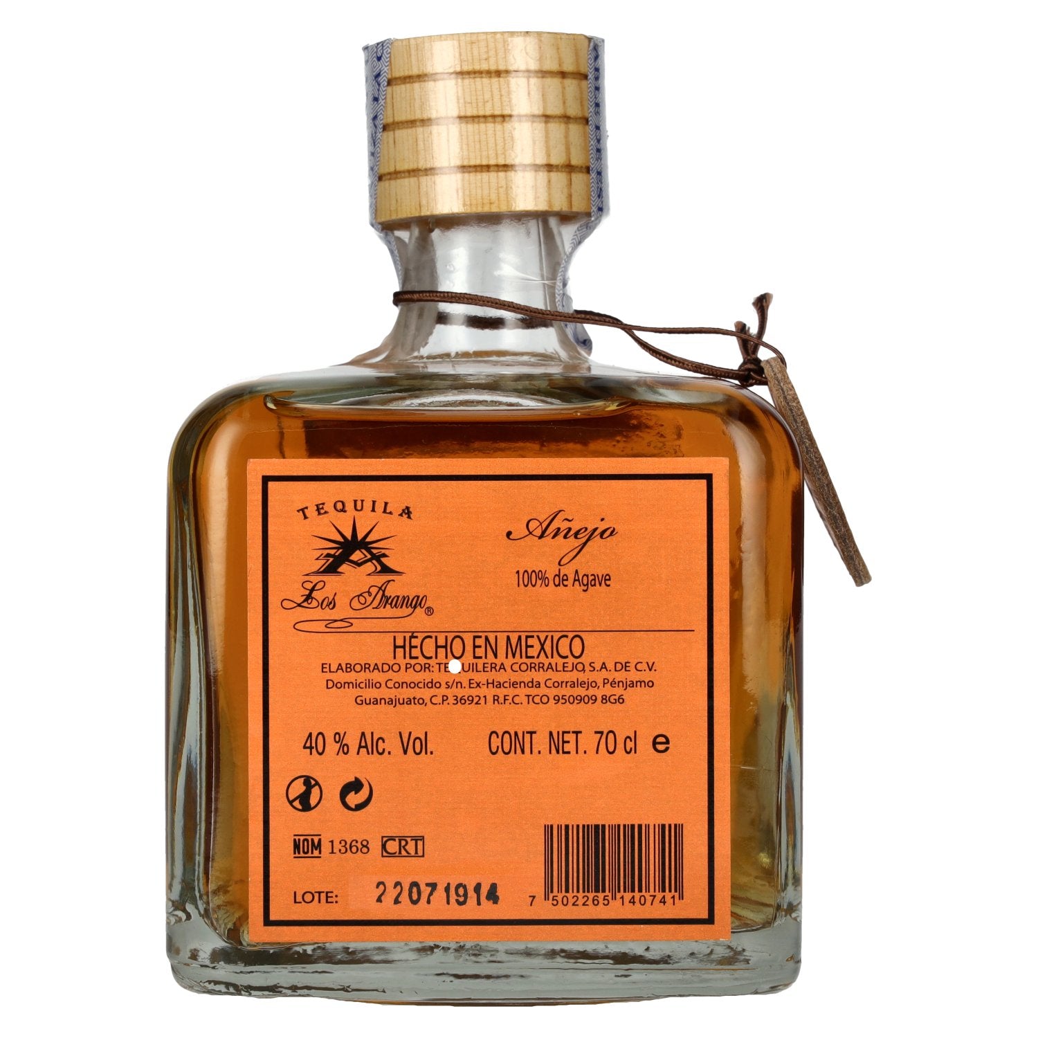 Los Arango Tequila Añejo 100% de Agave 40% Vol. 0,7l