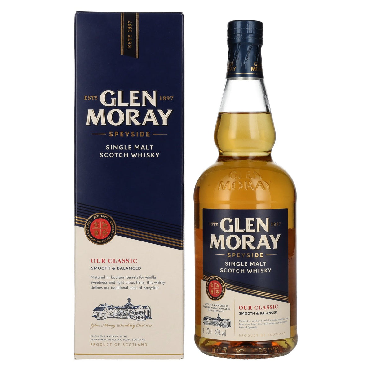 Glen Moray Our Classic 40% Vol. 0.7l in gift box