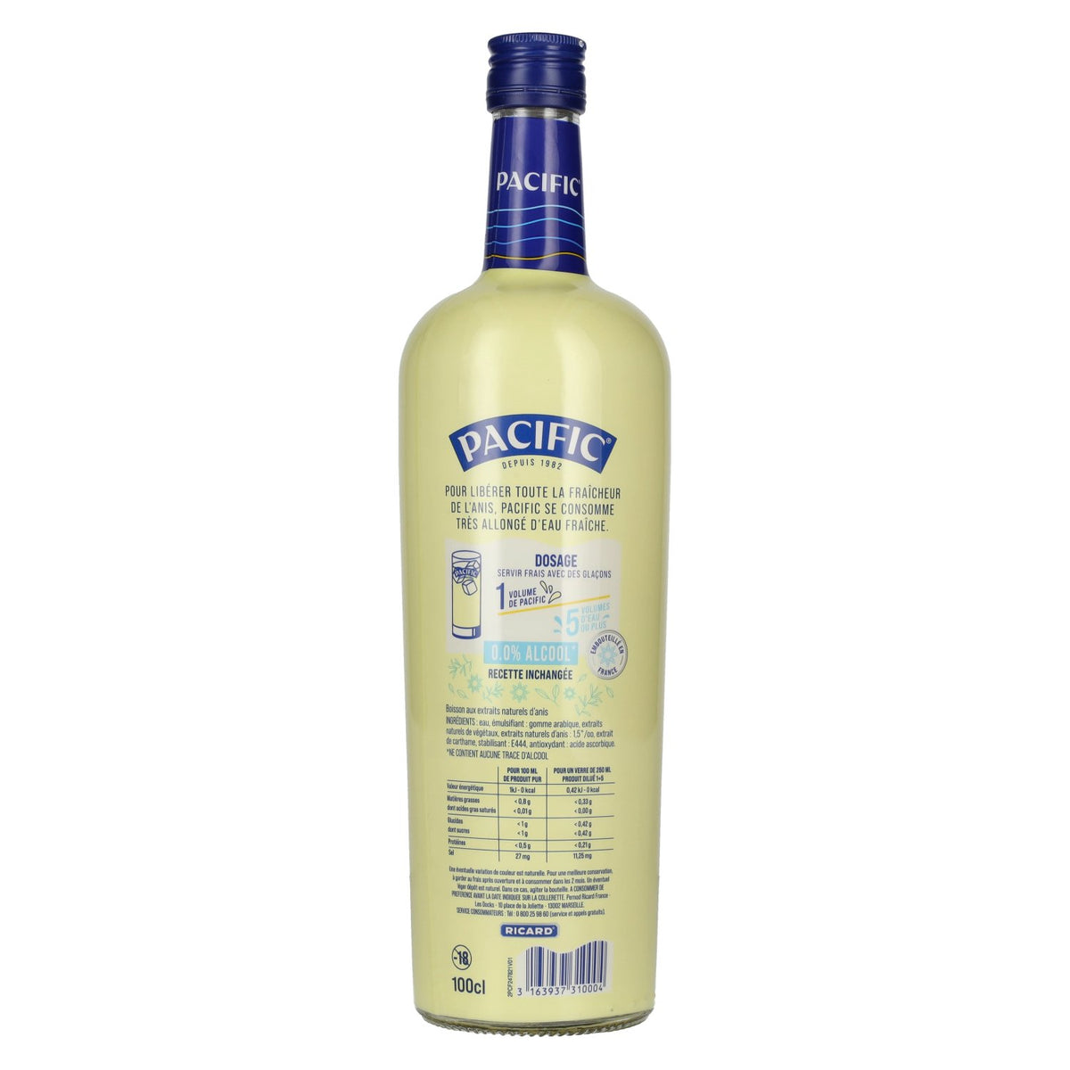 Ricard Pacific Anise Freshness alcohol free 0.0 1l