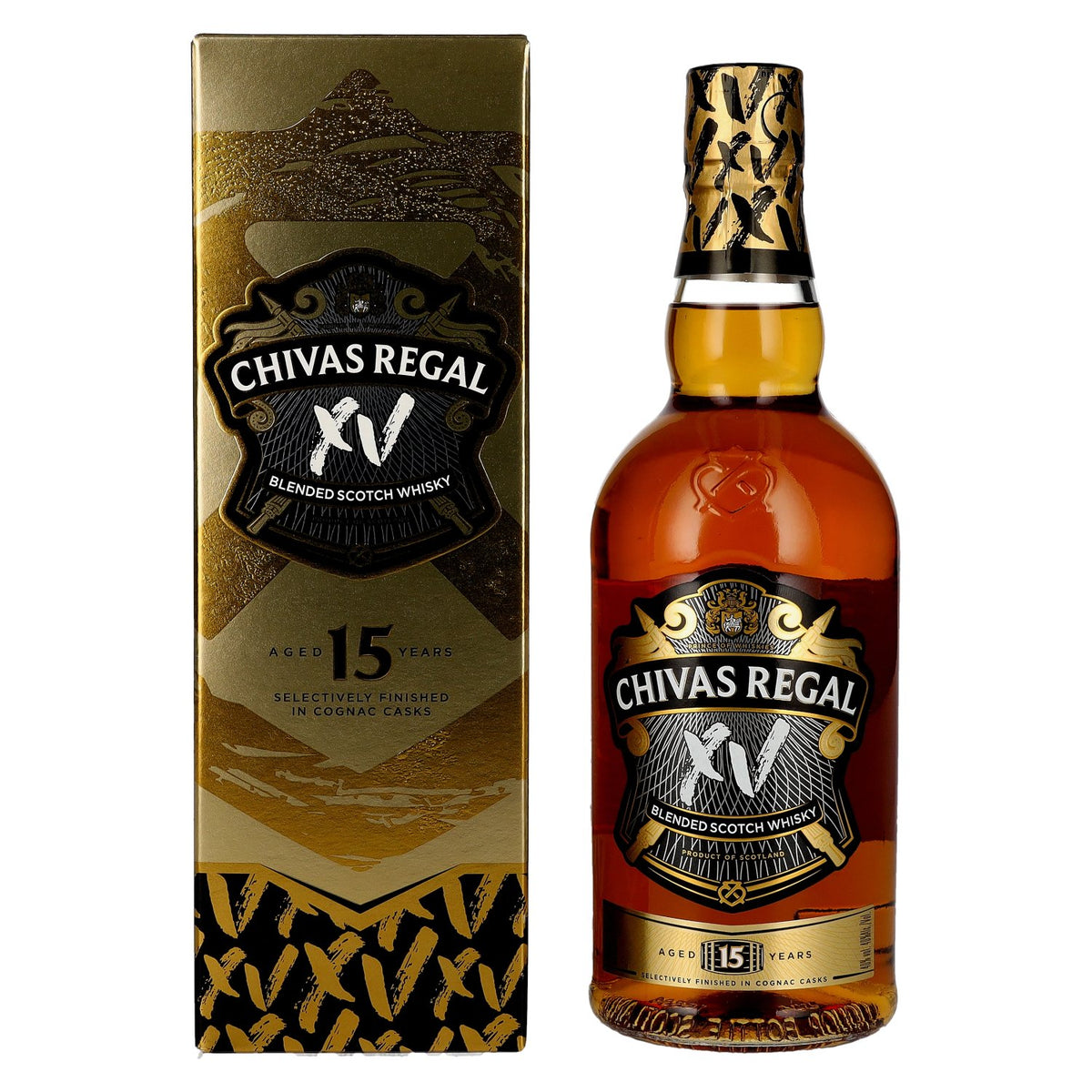 Chivas Regal XV 15 Years Old Blended Scotch Whisky 40% Vol. 0.7l in Gift Box
