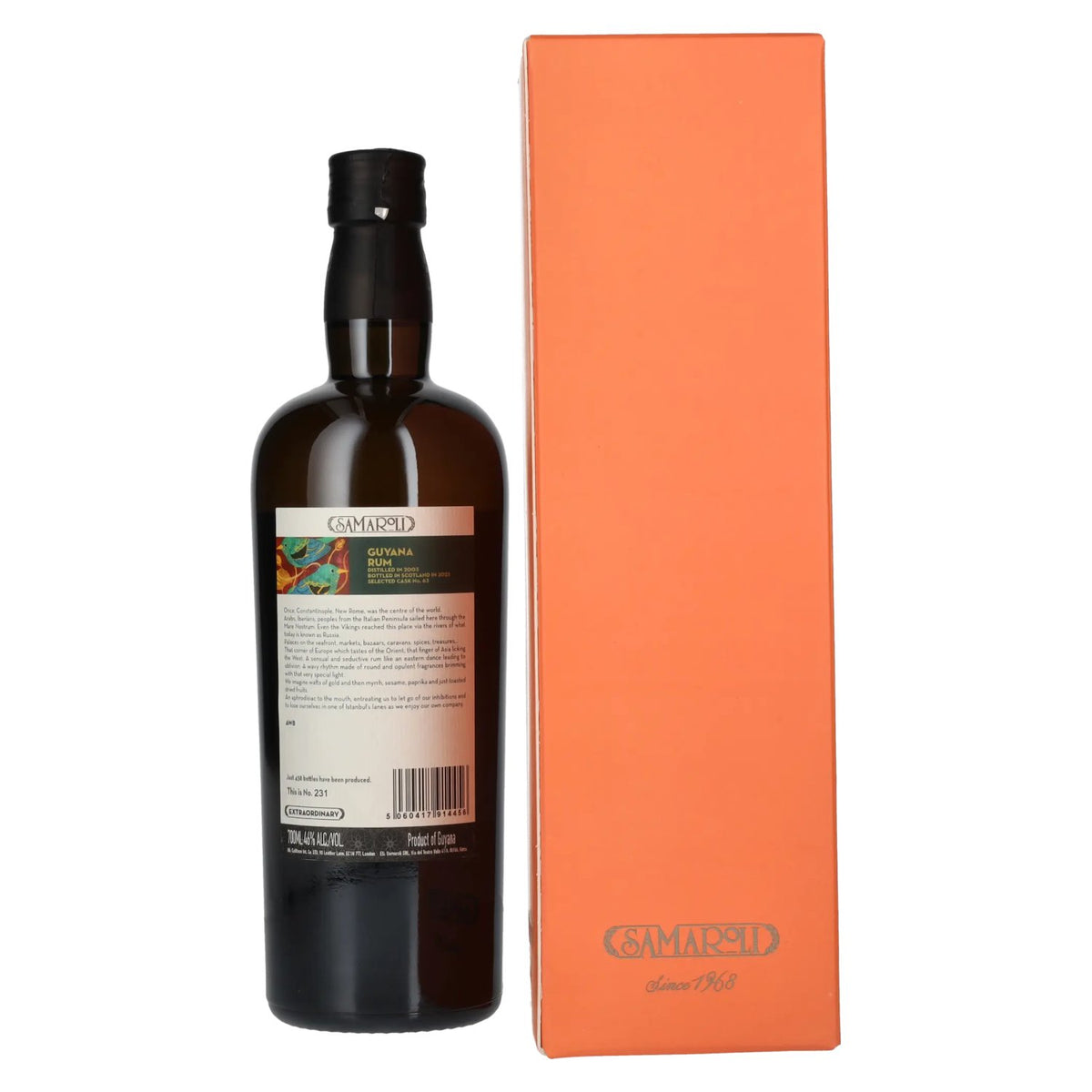 Samaroli Guyana Rum 2003 46% Vol. 0.7l in gift box