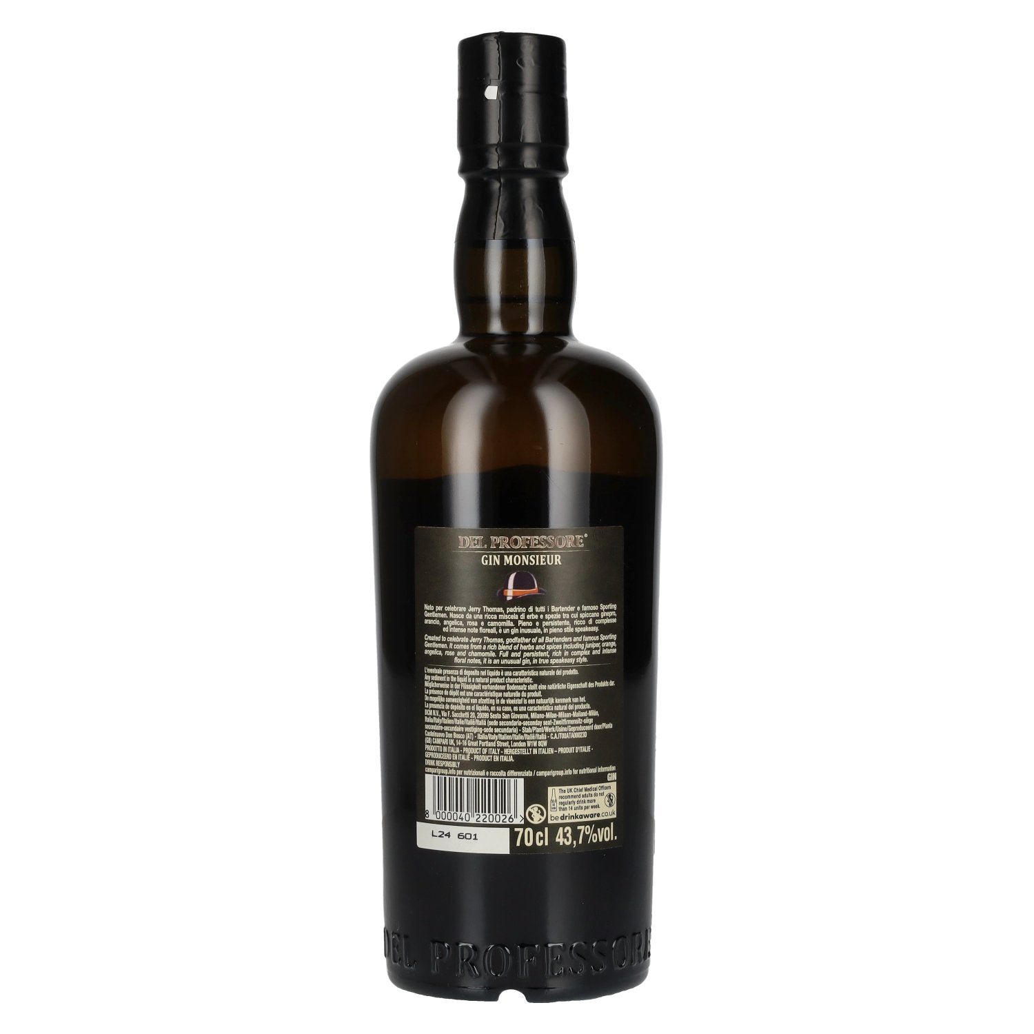 Del Professore Gin MONSIEUR 43,7% Vol. 0,7l