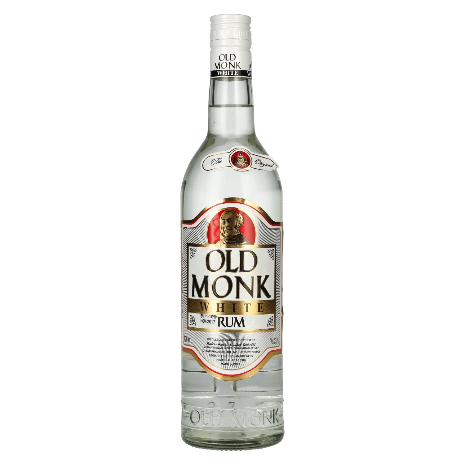 Old Monk WHITE Rum 37.5% Vol. 0.7L