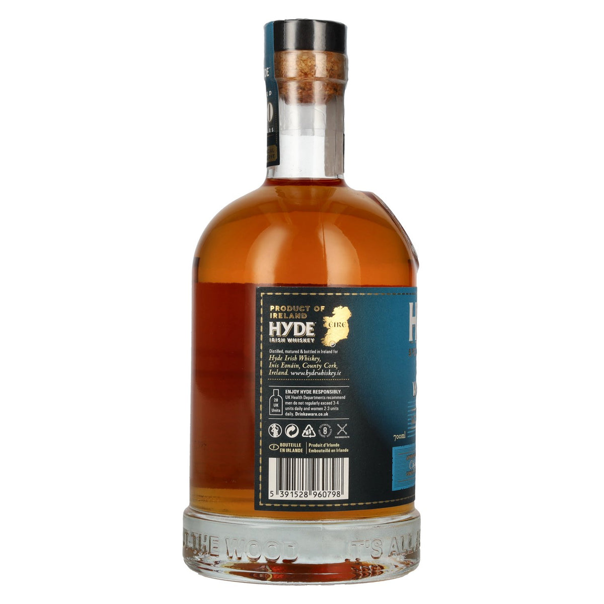 Hyde 10 Years Old SHERRY CASK Single Malt Irish Whiskey 43% ABV 0.7l