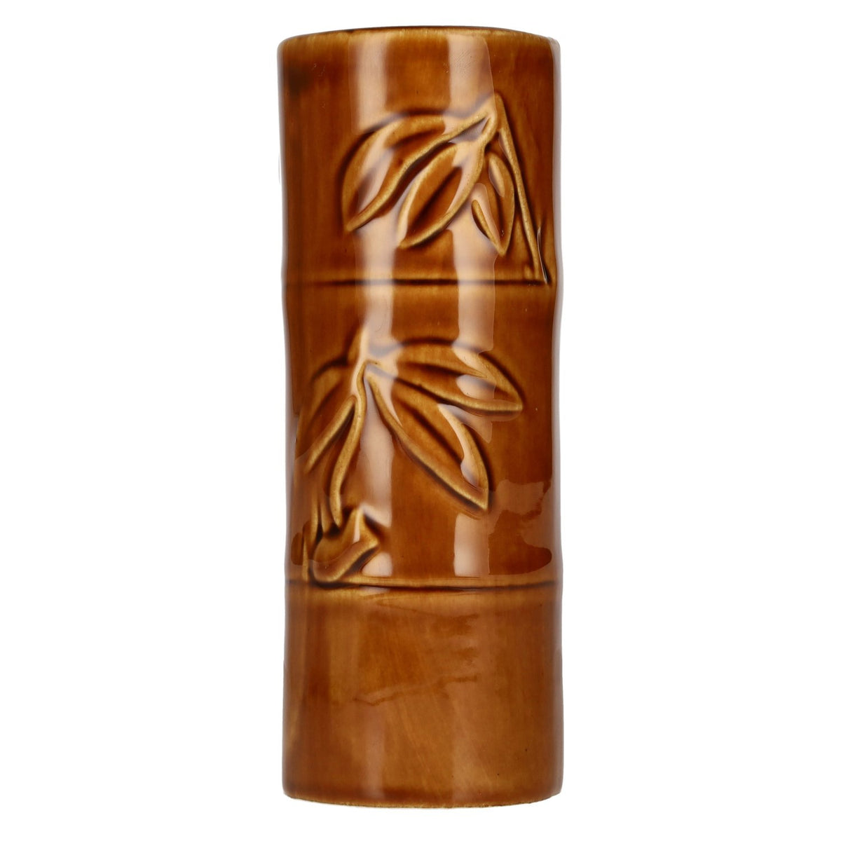 Ceramic Tiki Mug with Bamboo Leaf Design, 0.4 l