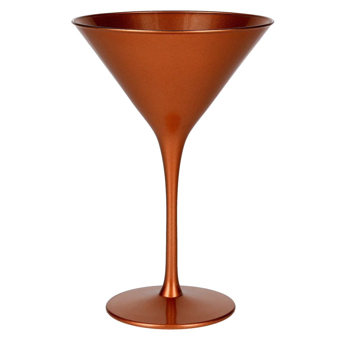 Stölzle Lausitz martini glass, bronze, without calibration markings