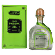 Patrón Tequila Silver 40% ABV, 1 litre, in a gift box