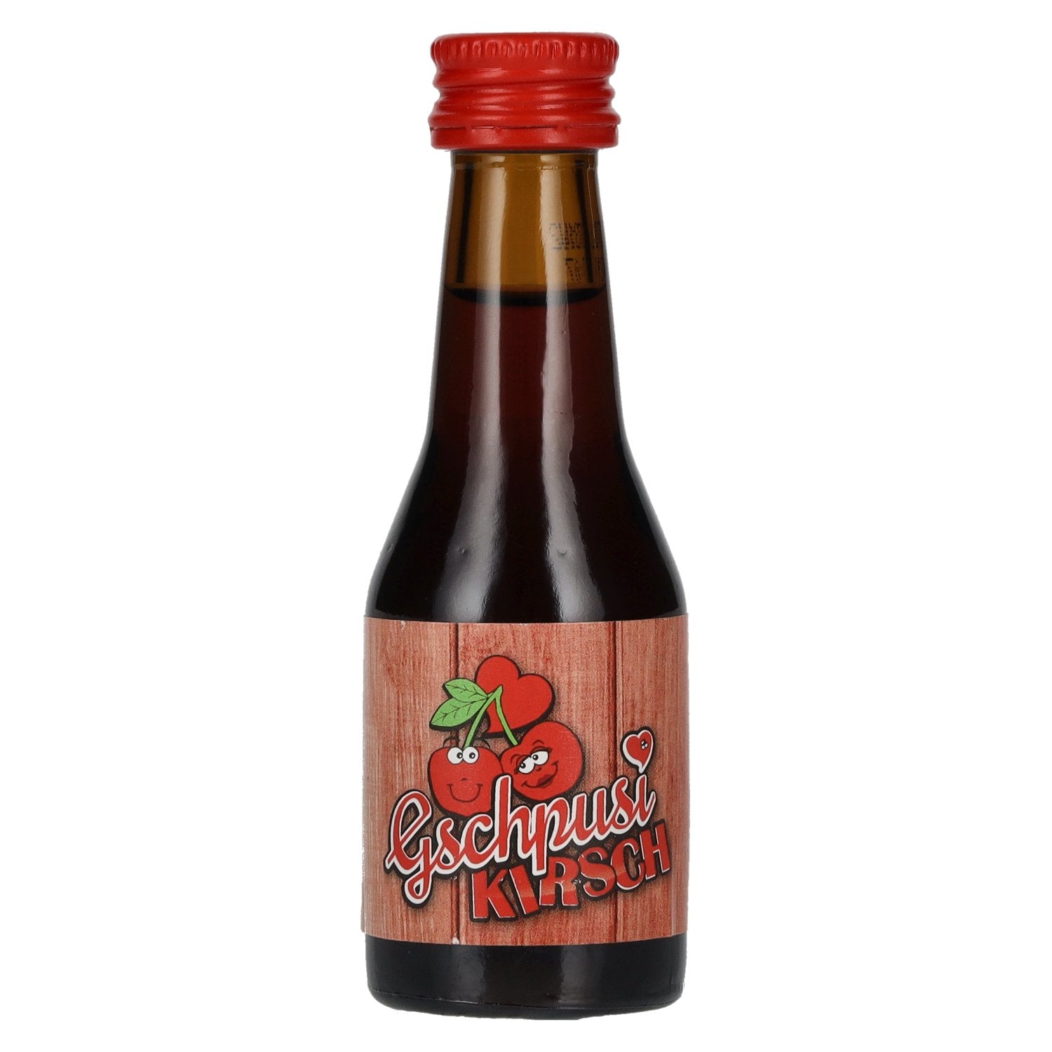 Gschpusi Cherry Liqueur 20% Vol. 25x0.02l with sticker