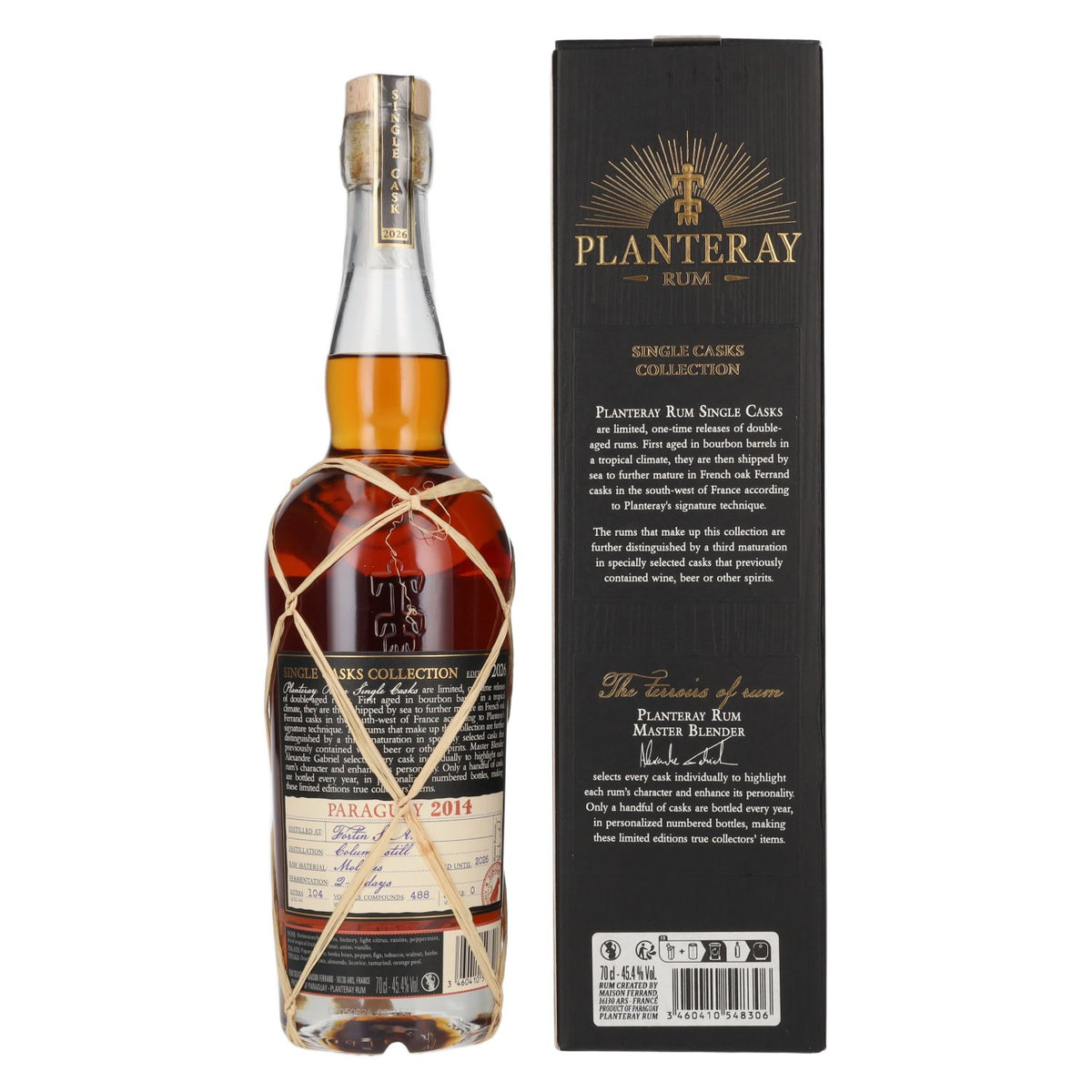 Planteray Rum PARAGUAY Single Cask Marsala Barrel 2014 45.4% vol. 0.7l in a gift box