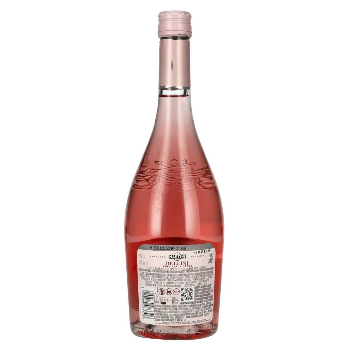 Martini Bellini Vine Peach Flavour 8% ABV 0.75l