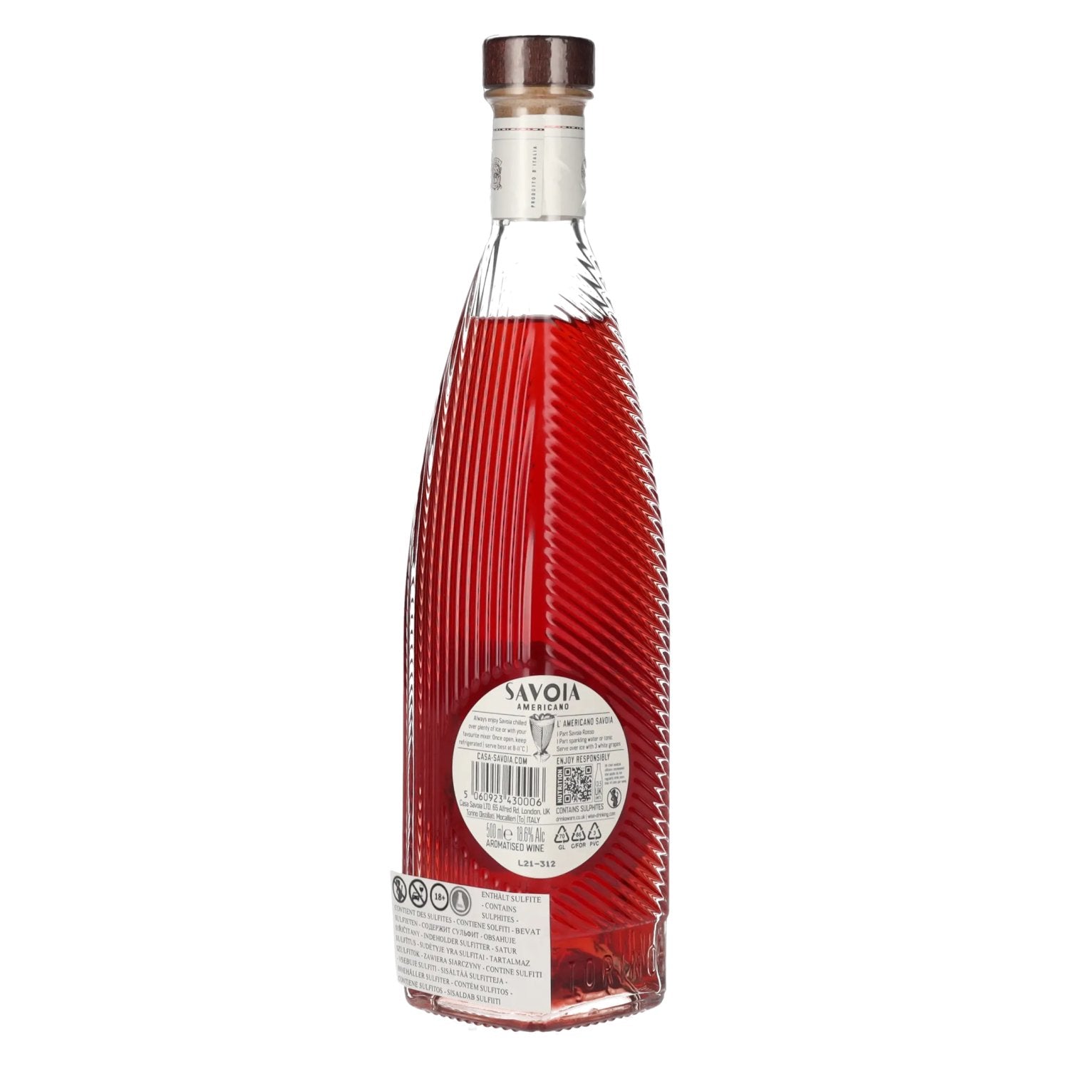 Savoia Americano Rosso Amaro Dolce 18.6% Vol. 0.5L