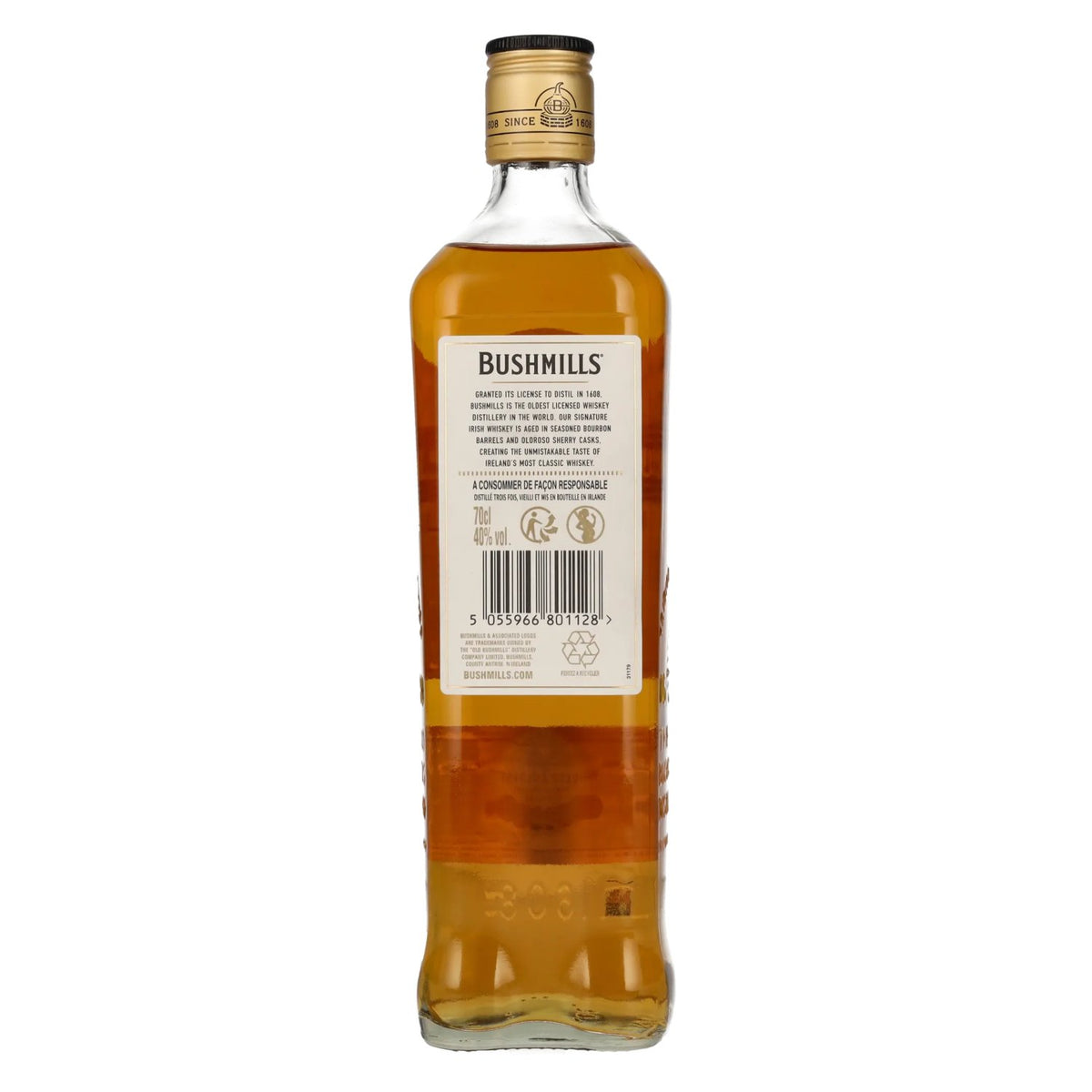 Bushmills Triple Distilled The Original Irish Whiskey 40% Vol. 0.7l