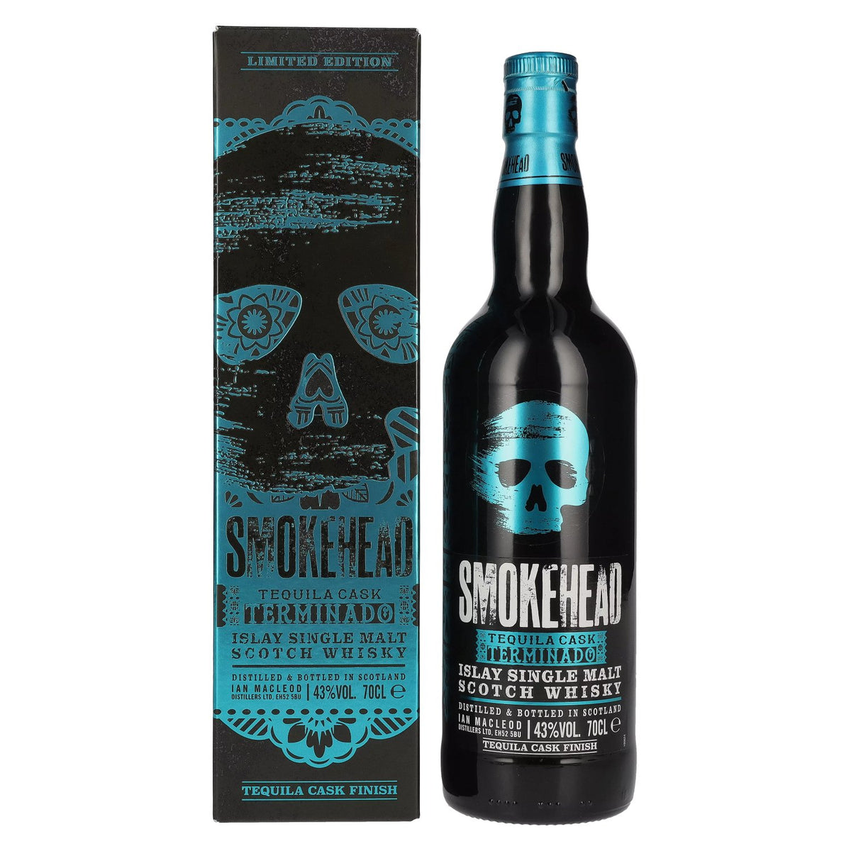 Smokehead TEQUILA CASK TERMINADO Islay Single Malt Whisky Limited Edition 43% Vol. 0.7l in gift box