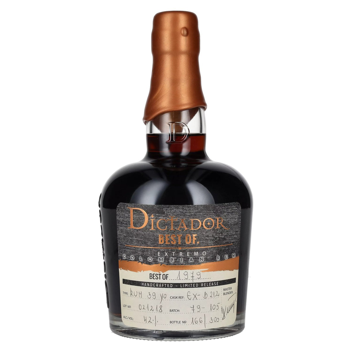 Dictador BEST OF 1979 EXTREMO Colombian Rum Limited Release 42% Vol. 0.7L