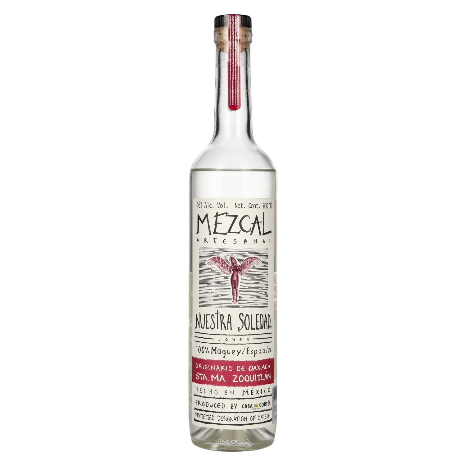 Nuestra Soledad Mezcal Joven STA. MA. ZOQUITLÁN 46% Vol. 0.7l