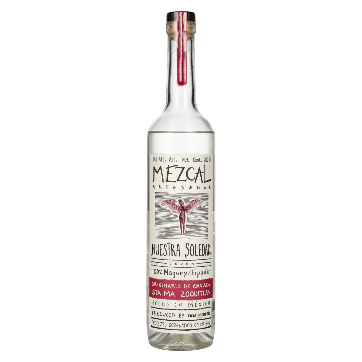 Nuestra Soledad Mezcal Joven STA. MA. ZOQUITLÁN 46% Vol. 0.7l