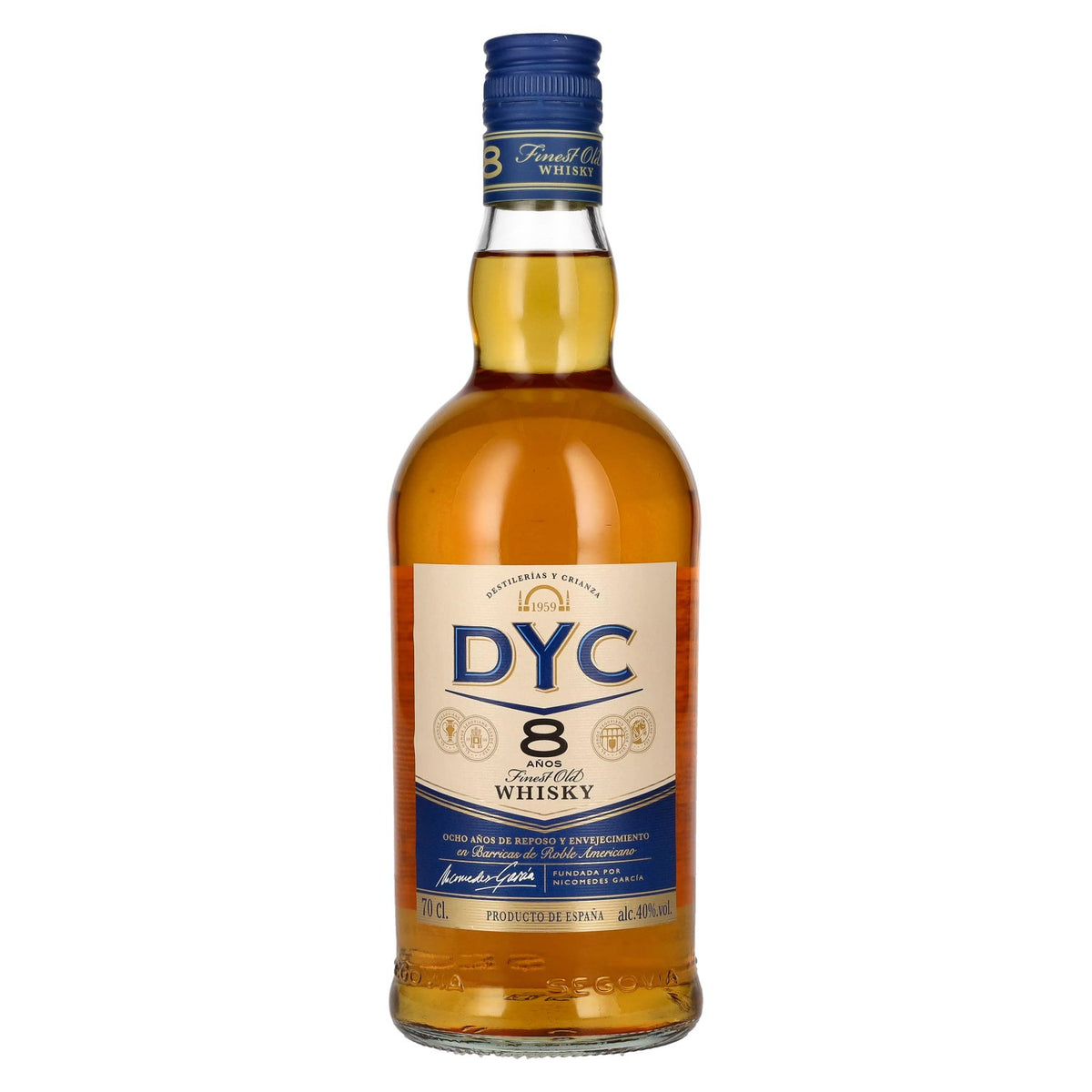 DYC Destilerias y Crianza 8 Years Finest Old Whisky 40% Vol. 0.7l