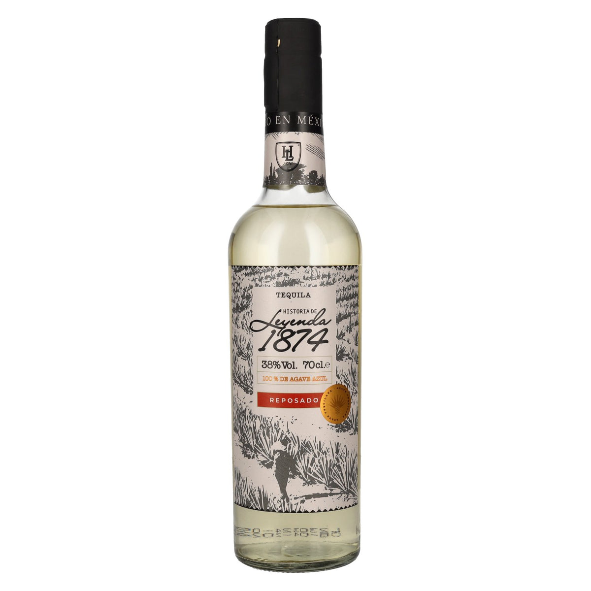 Historia de Leyenda 1874 Reposado 100% Blue Agave 38% Vol. 0.7l