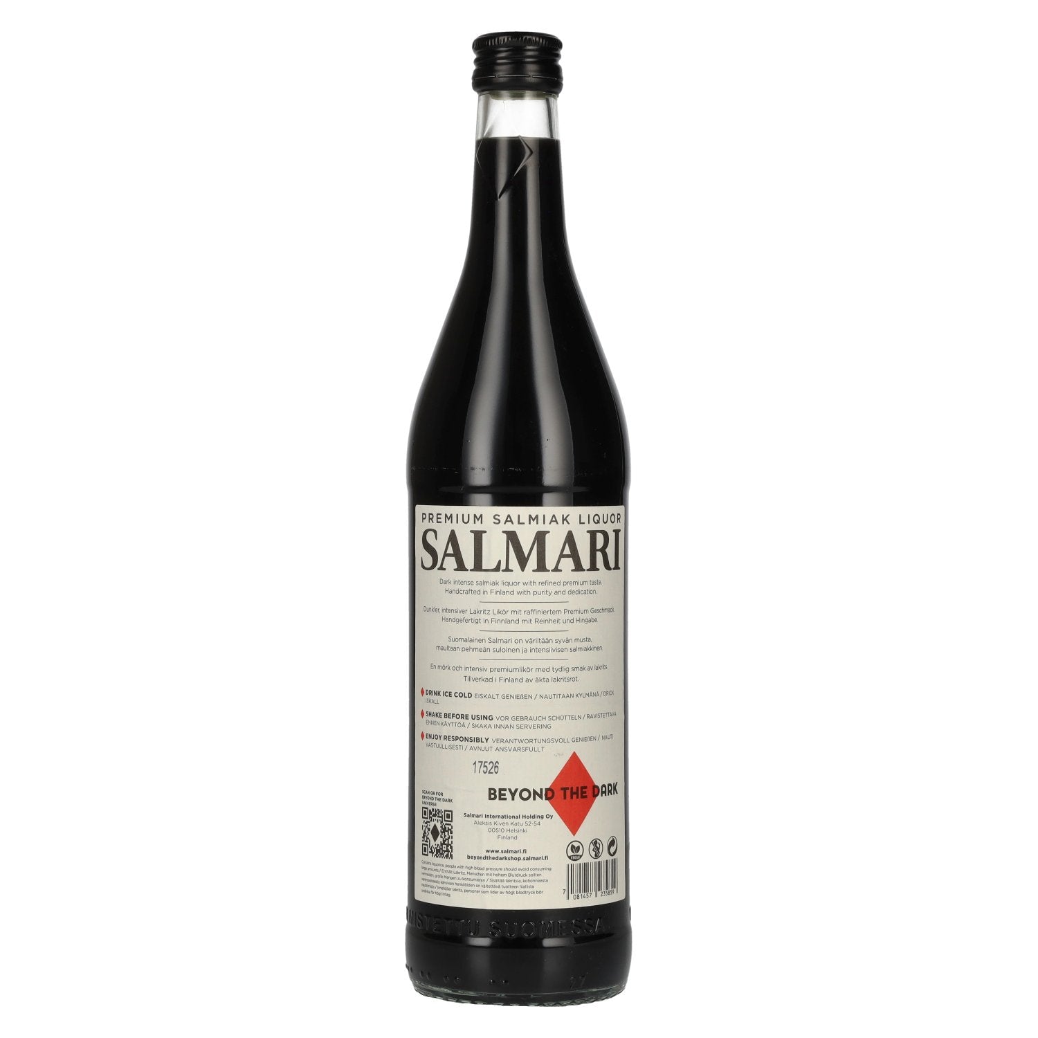 Salmari Premium Salmiak Liqueur 25% ABV 0.7l