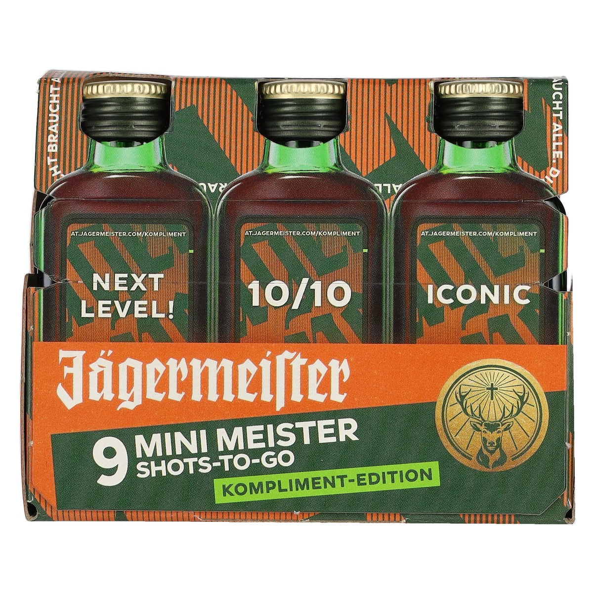 Jägermeister 9-JägerPack Kompliment Edition 35% vol. 9 x 0.02 l