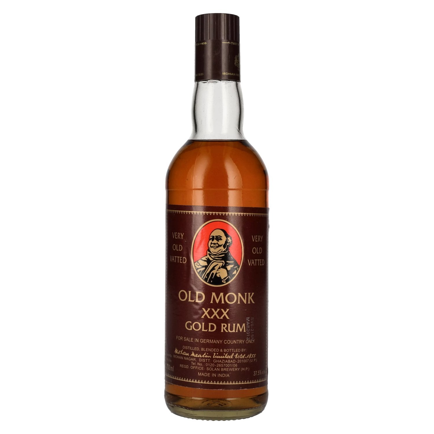 Old Monk XXX Gold Rum 37.5% Vol. 0.7l