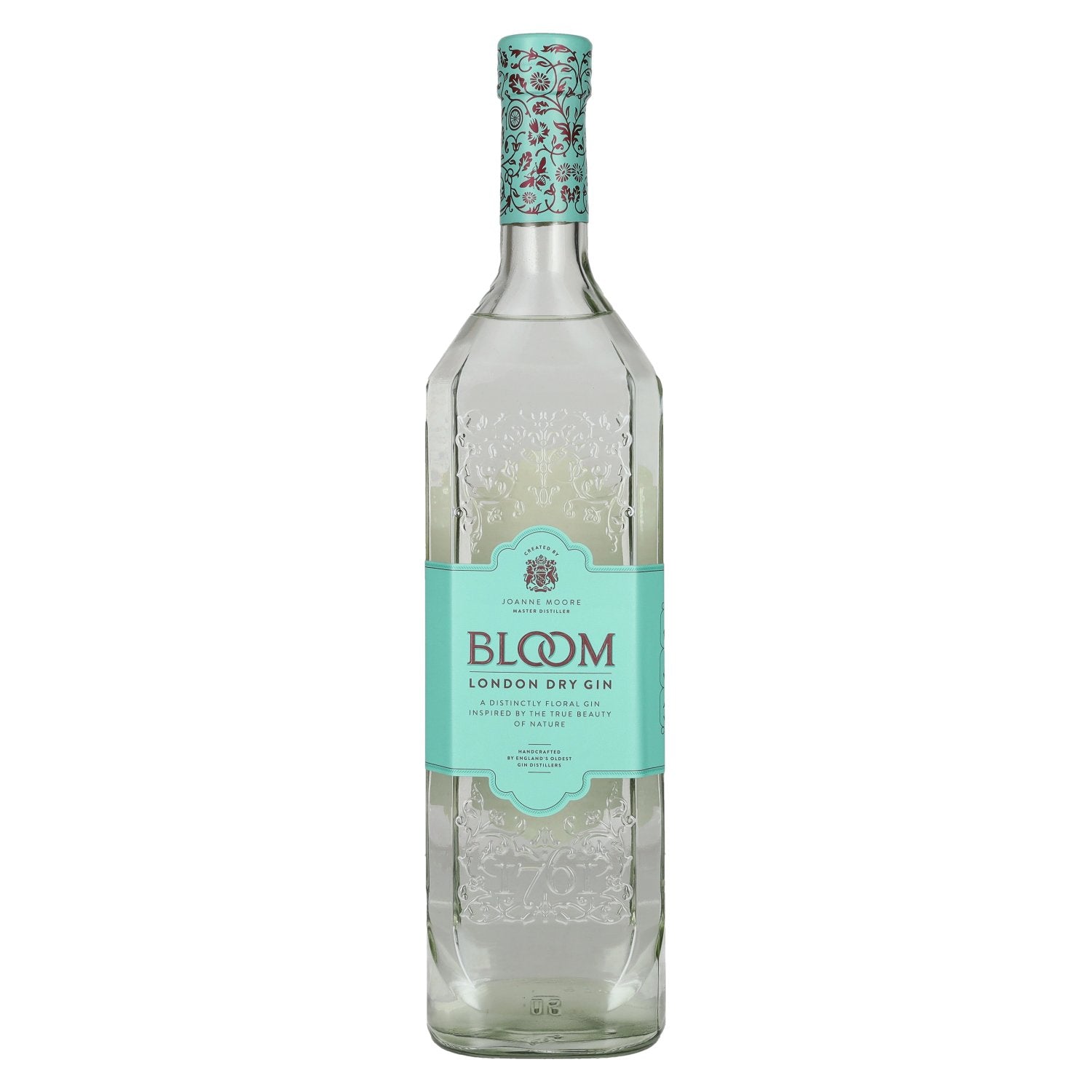 Bloom London Dry Gin 40% ABV 1l