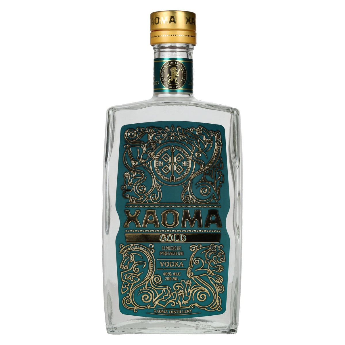 XAOMA Gold Unique Premium Vodka 40% Vol. 0.7l