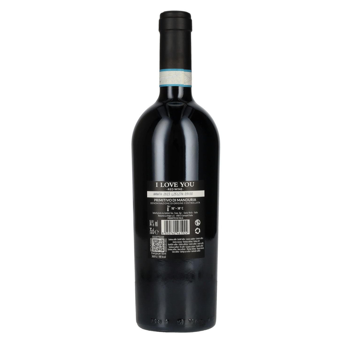 I Love You Primitivo di Manduria DOC 2023 14% Vol. 0,75l