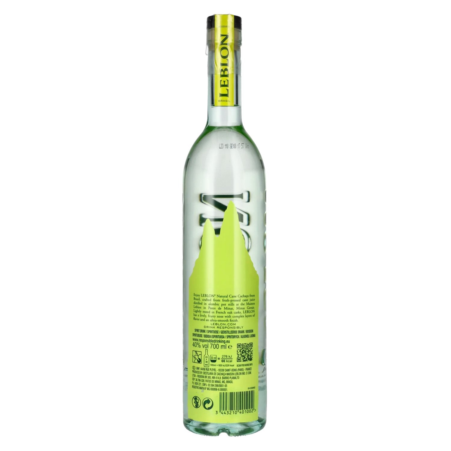 Leblon Cachaça Fina de Alambique 40% Vol. 0.7l