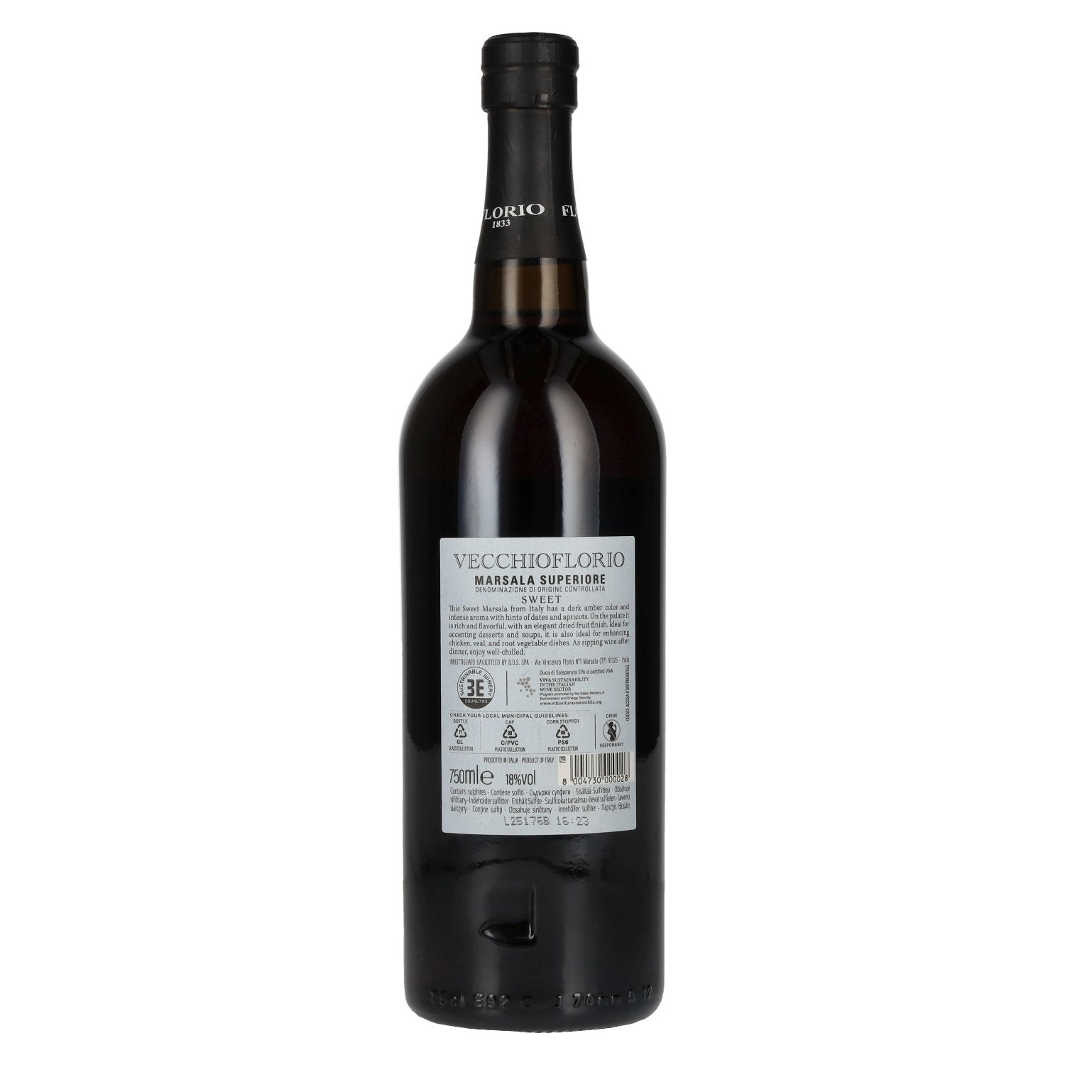 Cantine Florio VECCHIOFLORIO Marsala Superiore Sweet 2020 18% Vol. 0,75l