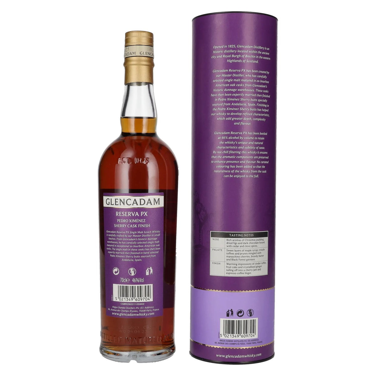 Glencadam RESERVA PX Small Batch 46% vol. 0.7 l in a gift box