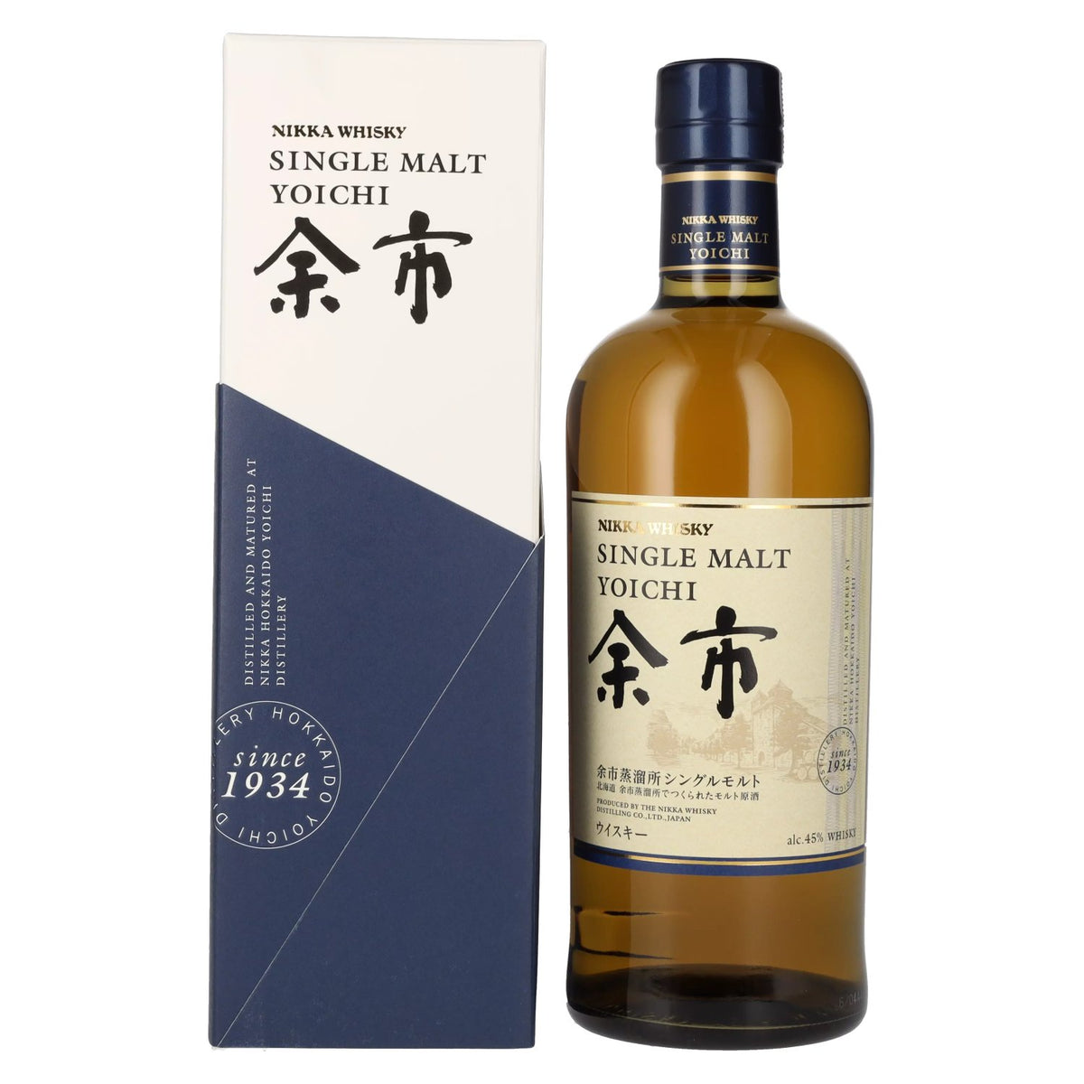 Nikka Yoichi Single Malt Whisky 45% Vol. 0.7l in Gift Box