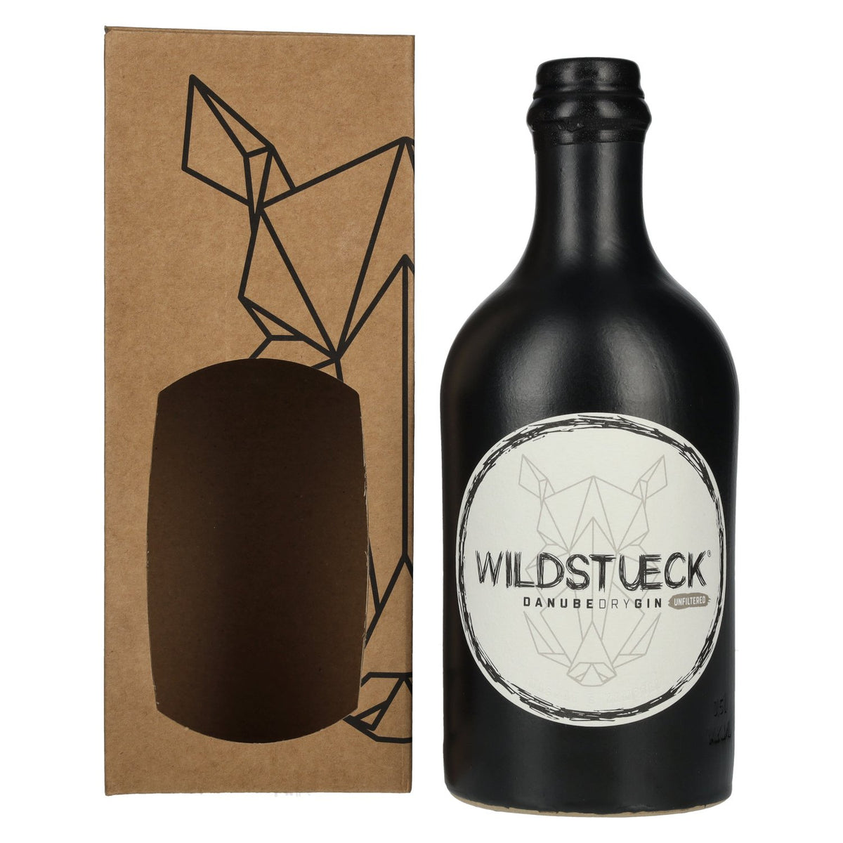 Wildstueck Danube Dry Gin Unfiltered 42% Vol. 0.5l in gift box