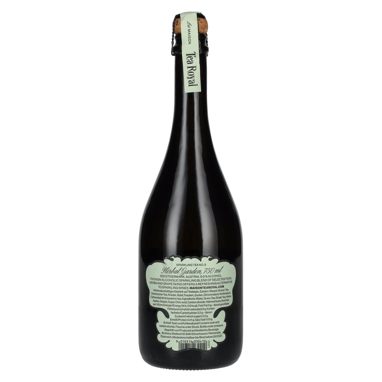 La Maison Tea Royal HERBAL GARDEN Sparkling Tea No. 9 0.0% alcohol 0,75l